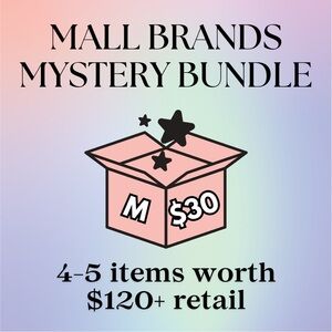 WOMENS MALL BRANDS MYSTERY BUNDLE - SIZE MEDIUM (4-5 pieces retailing $120+) 🛍️❓